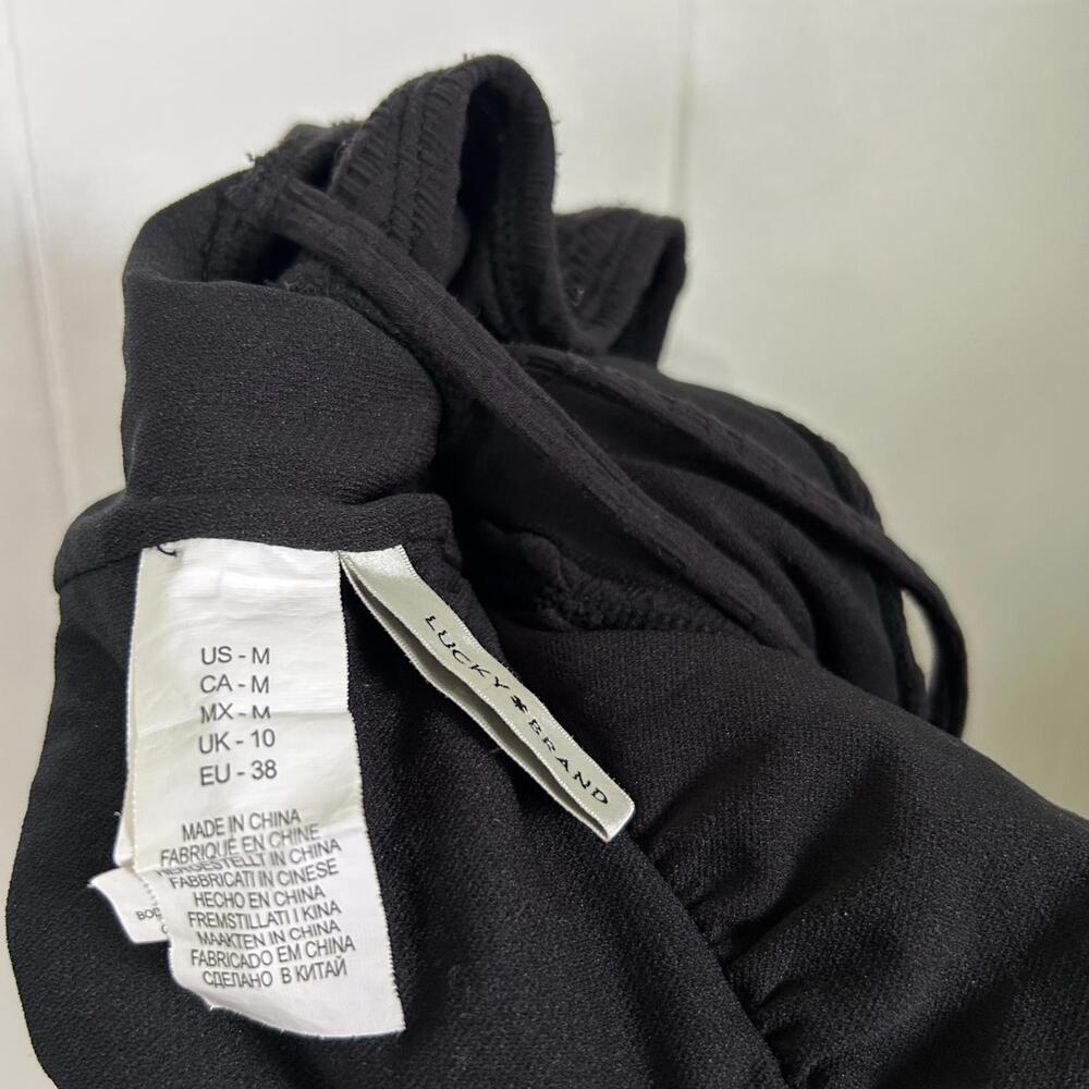 Lucky Brand Black Open Back One-Piece Bathing Suit Women's Medium - Picture 4 of 4